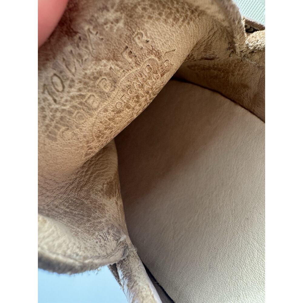 Bed Stu Reina III Tan Leather Mason Penny Loafer Shoes Cobbler Women’s Size 10 - Picture 10 of 11